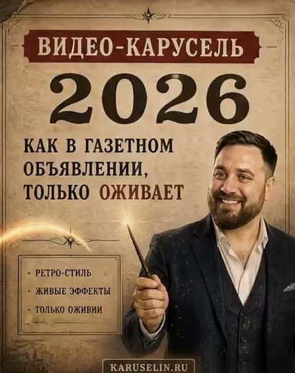 Видео-слайд с динамичным фоном